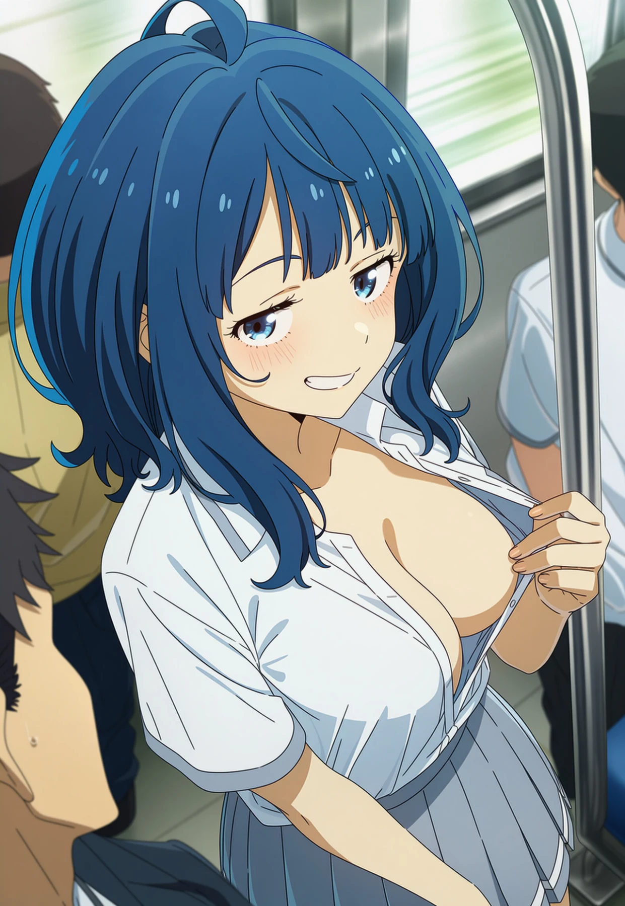 Yanami Anna on train Hentai by ryujin - Uncensored - Hentai Image 2