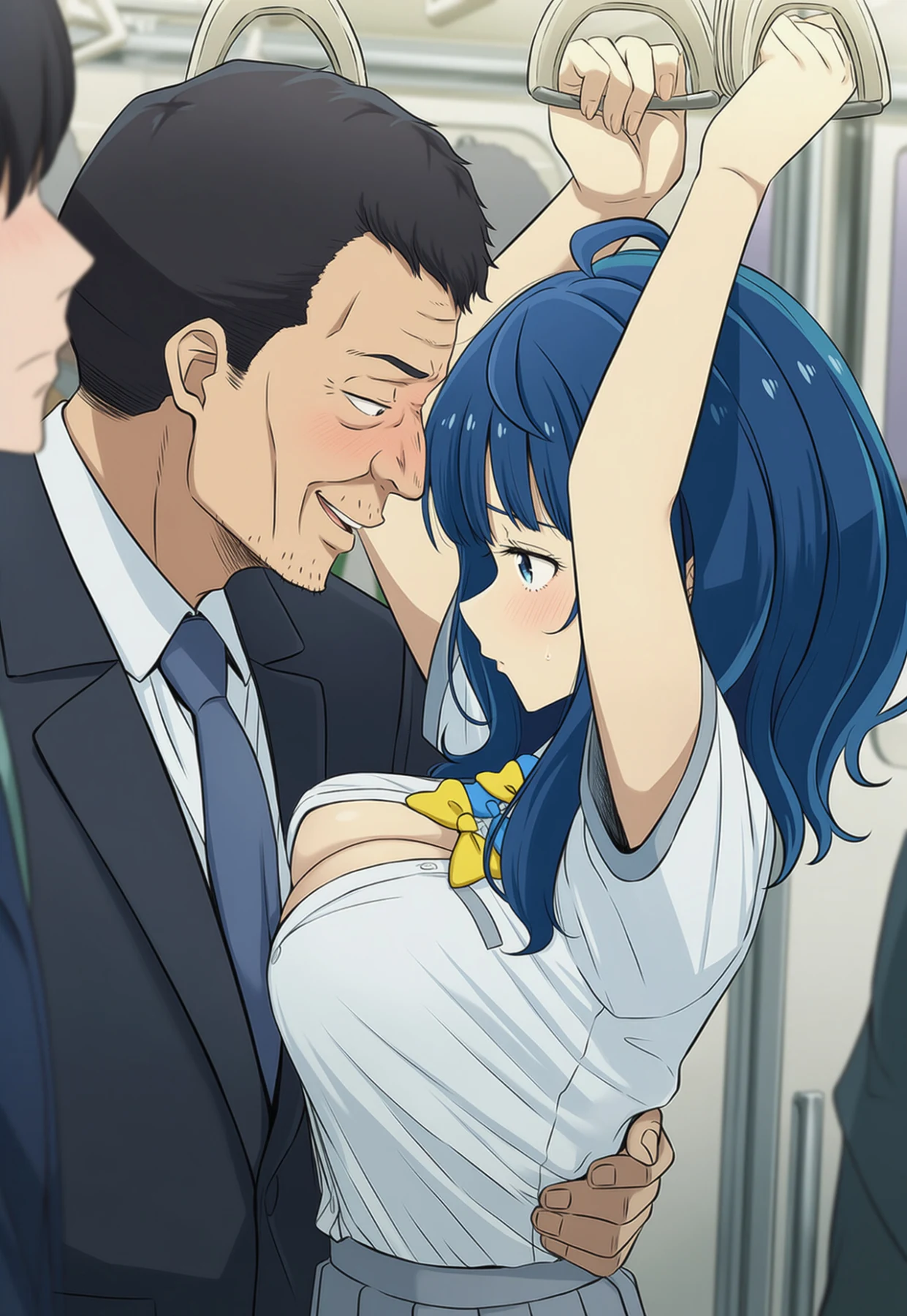 Yanami Anna on train Hentai by ryujin - Uncensored - Hentai Image 3