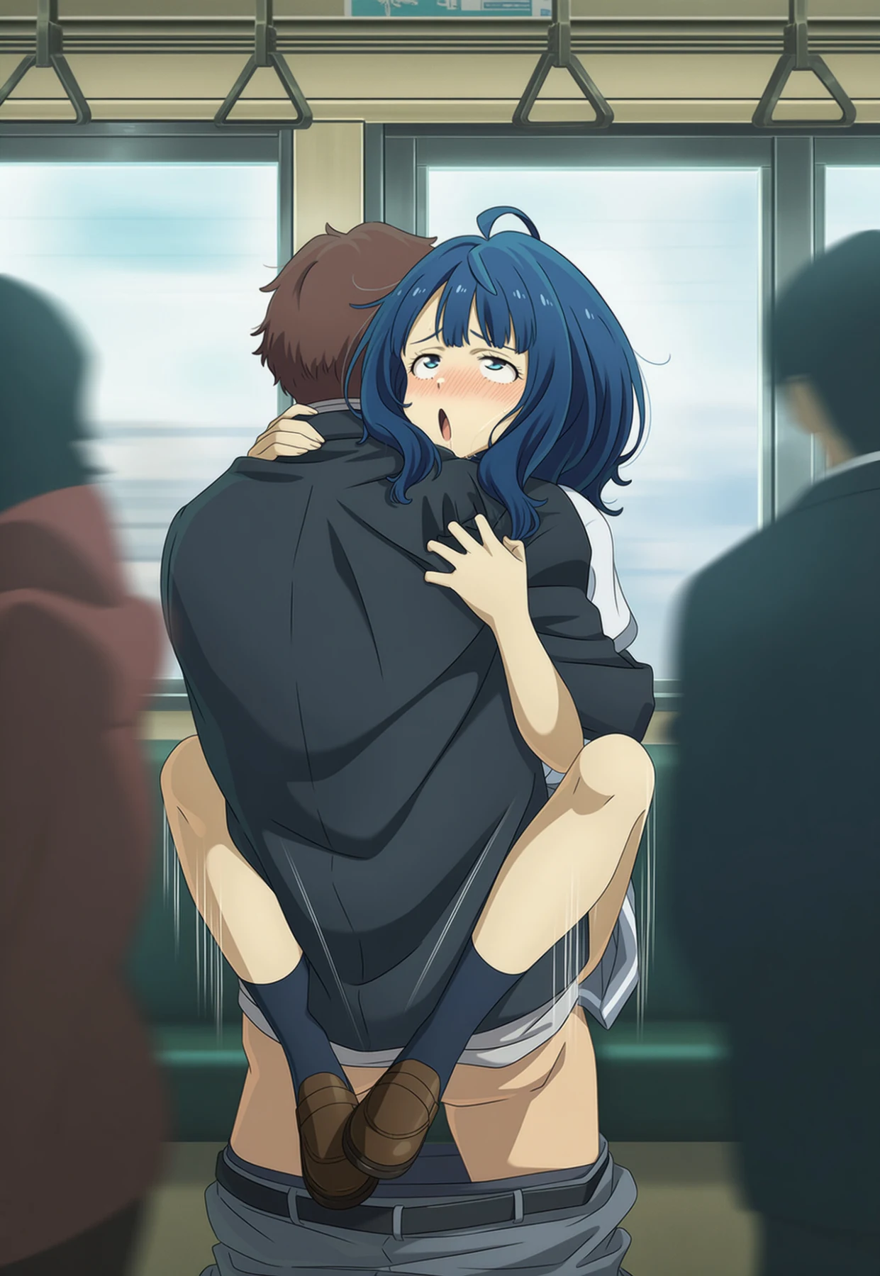 Yanami Anna on train Hentai by ryujin - Uncensored - Hentai Image 32