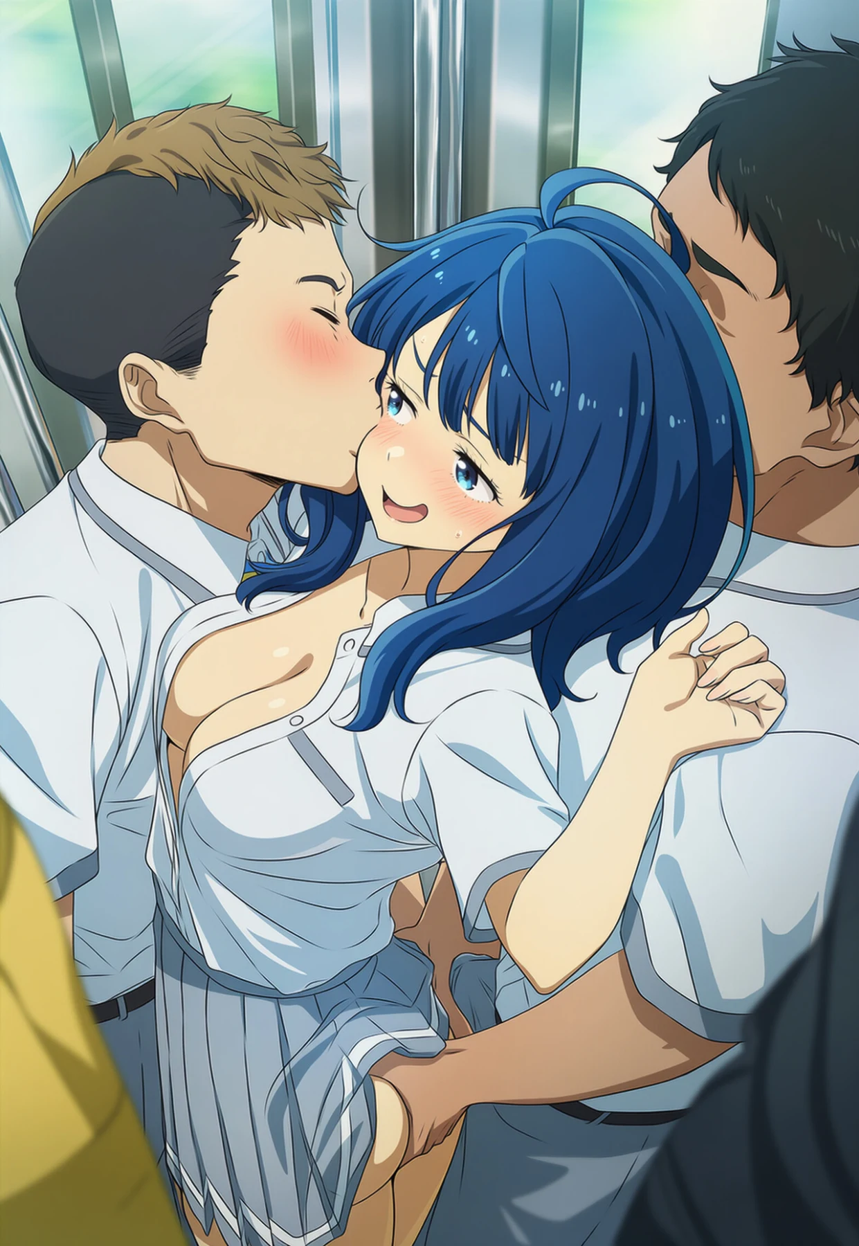 Yanami Anna on train Hentai by ryujin - Uncensored - Hentai Image 9