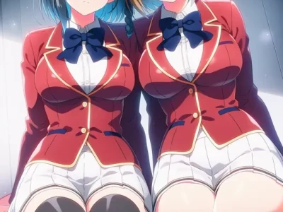 #2 Suzune Horikita x Kikyou Kushida 堀北鈴音x櫛田桔梗 – Classroom of the Elite ようこそ実力至上主義の教室へ – 160 Images - Classroom Of The Elite Hentai