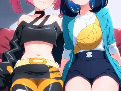Uncensored Hentai - Coral x Liko サンゴxリコ – Pokemon ポケモン – 160 Images