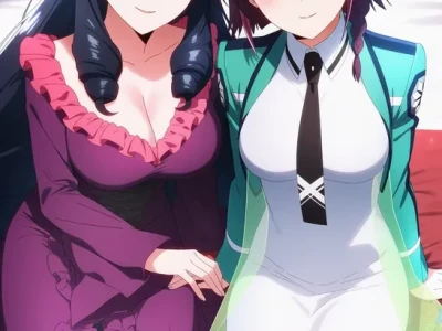 Maya Yotsuba x Minami Sakurai - 3P FFM 四葉真夜x桜井水波 – The Irregular at Magic High School 魔法科高校の劣等生 – 130 Images