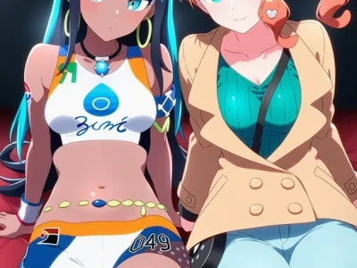 Uncensored Hentai - Nessa x Sonia ルリナxソニア – Pokemon ポケモン – 130 Images