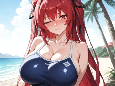 Mio Naruse Beach Day – The Testament of Sister New Devil – 72 Images