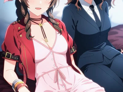 Aerith Gainsborough x Cissnei / Final Fantasy VII Hentai by Corudozera - Uncensored - Corudozera Hentai