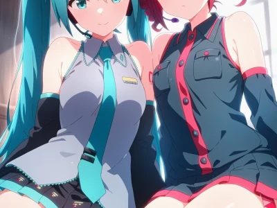 Sanae Yamada Hentai - Hatsune Miku x Kasane Teto 初音ミクx重音テト – Vocaloid – 110 Images