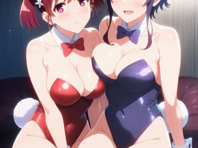 Izumi Nifuji x Michiru Hyoudou - 3P FFM 二藤泉x氷堂美智留 – Saekano: How to Raise a Boring Girlfriend 冴えない彼女の育てかた – 110 Images - K Hentai