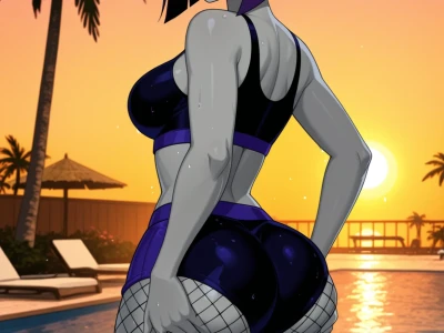 💜 Raven – Dark Waves – Exclusive Poolside Preview 💦 40% OFF – 25 Images