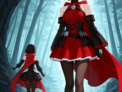 Ruby and Summer Rose X Werewolf – 50 Images - Rwby Hentai