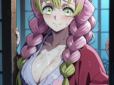 Uncensored Hentai - Mitsuri Kanroji "Kimetsu no Yaiba" Guess the Waifu!! Winner – set – 145 Images