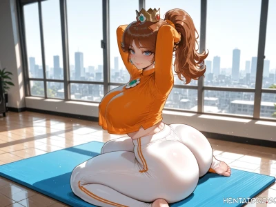 Princess Daisy: Morning Stretch – 26 Images