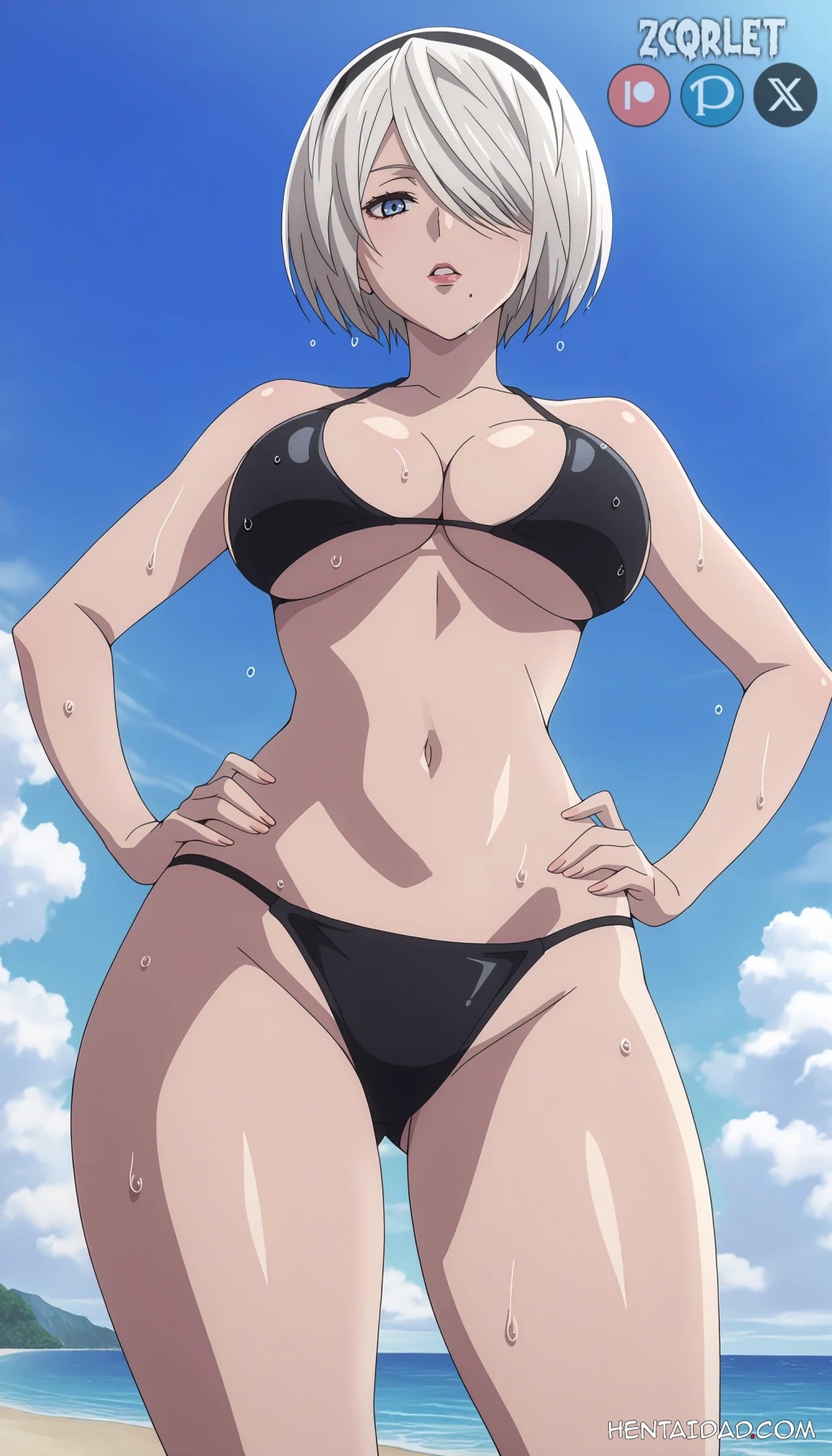 YoRHa No.2 Type B -2B- ヨルハ２号Ｂ型 x YoRHa No.9 Type S -9S- ヨルハ９号Ｓ型 - Nier: Automata Ver1.1a - 4 Outfits – 105 Images - Uncensored (Zcqrlet Hentai Image 13)
