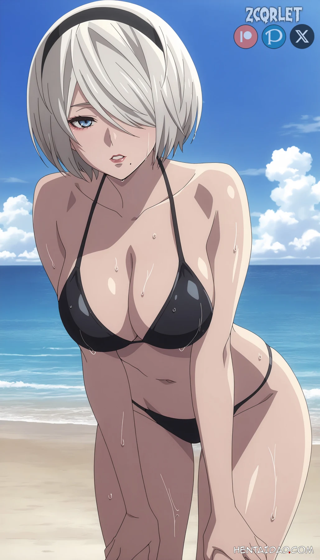 YoRHa No.2 Type B -2B- ヨルハ２号Ｂ型 x YoRHa No.9 Type S -9S- ヨルハ９号Ｓ型 - Nier: Automata Ver1.1a - 4 Outfits – 105 Images - Uncensored (Zcqrlet Hentai Image 17)