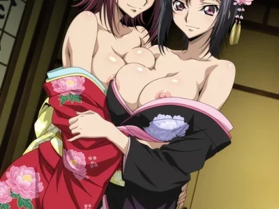 Kallen Kouzuki & Ayano Kosaka Code Geass – 74 Images