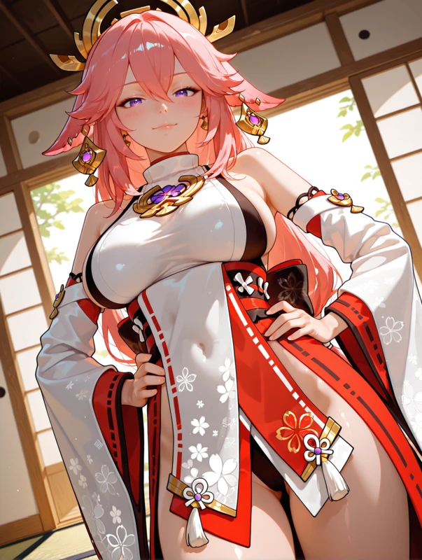 Yae Miko - Genshin Impact - Kemonomimi Hentai