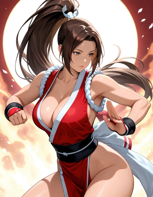 Uncensored Hentai - [Premium 77p] Mai Shiranui - 不知火 舞 # Fatal Fury - 餓狼伝説