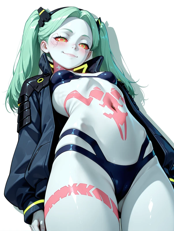 Rebecca - Cyberpunk 2077 - Colored Skin Hentai