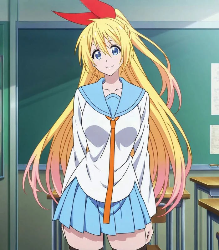 Uncensored Hentai - Chitoge Kirisaki (adult) 桐崎 千棘