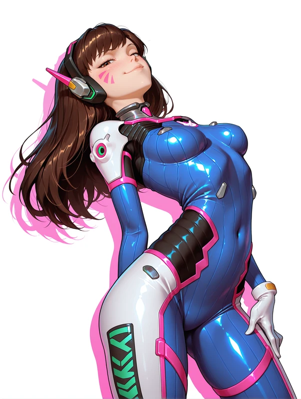 blonde Hentai - D.Va - Overwatch
