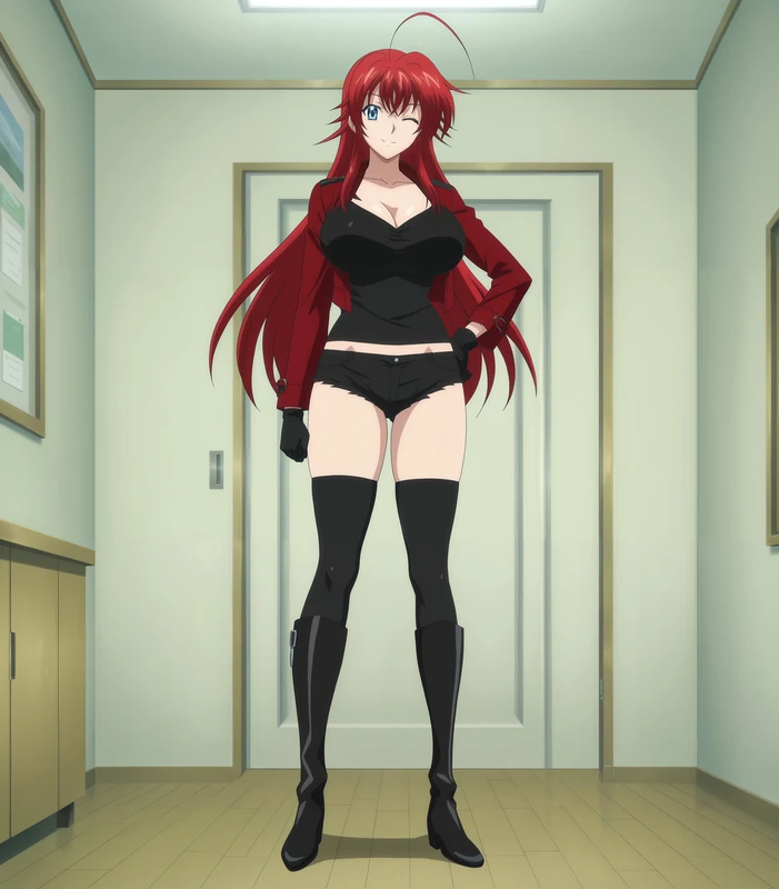 Akeno Himejima High School DxD Hs DxD Hentai - Rias Gremory リアス・グレモリー