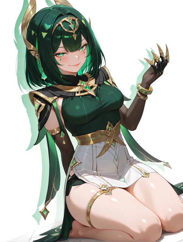 blue eyes Hentai - Nefer - Genshin Impact