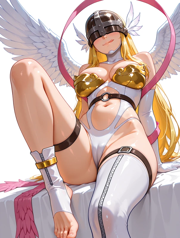 Angewomon - Digimon - Toeless Legwear Hentai