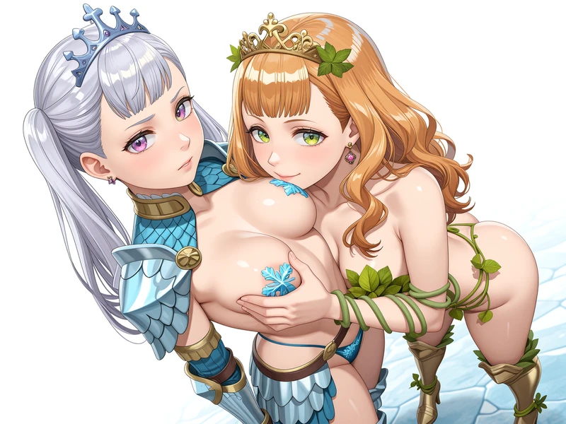 Uncensored Hentai - Noelle Silva x Mimosa Vermillion - Black Clover