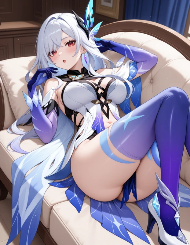 Uncensored Hentai - [Premium 75p] Skirk - スカーク / 丝柯克 # Genshin Impact - 《原神》