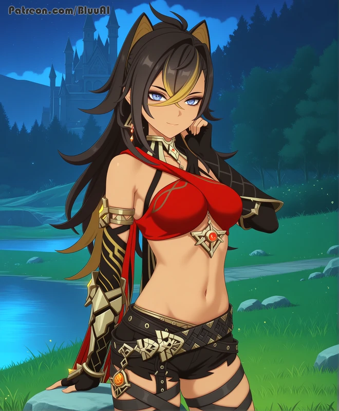 Lumine genshin impact Hentai - [Extra] Dehya | Genshin Impact