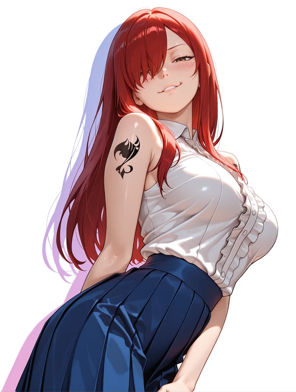 Erza Scarlet - Fairy Tail - Large Breasts Hentai