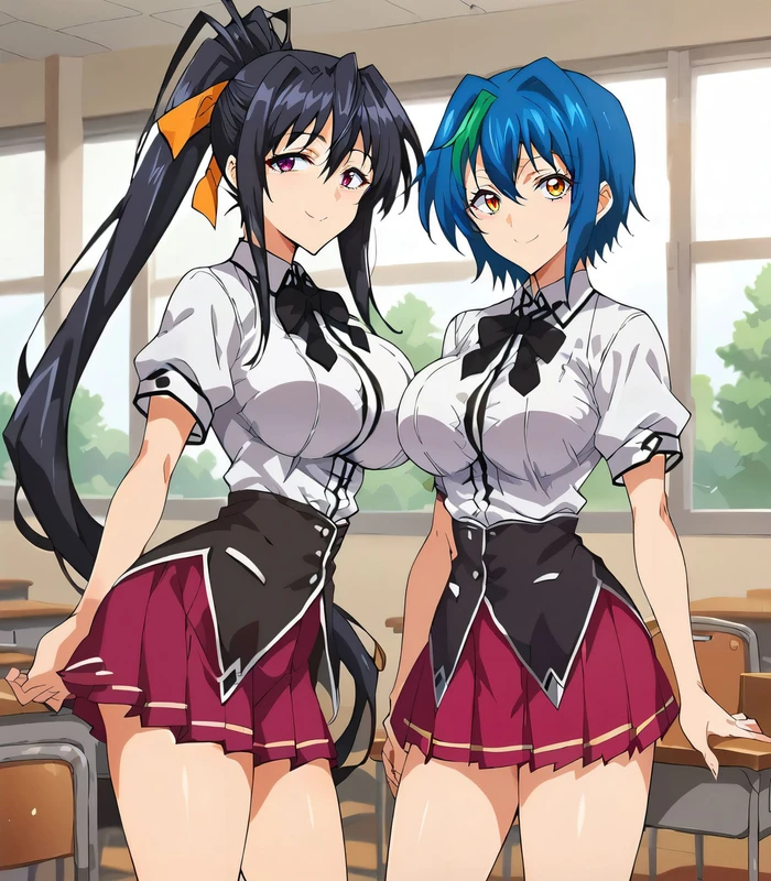 Akeno & Xenovia 明野姫島 & ゼノヴィア - Xenovia Quarta Hentai