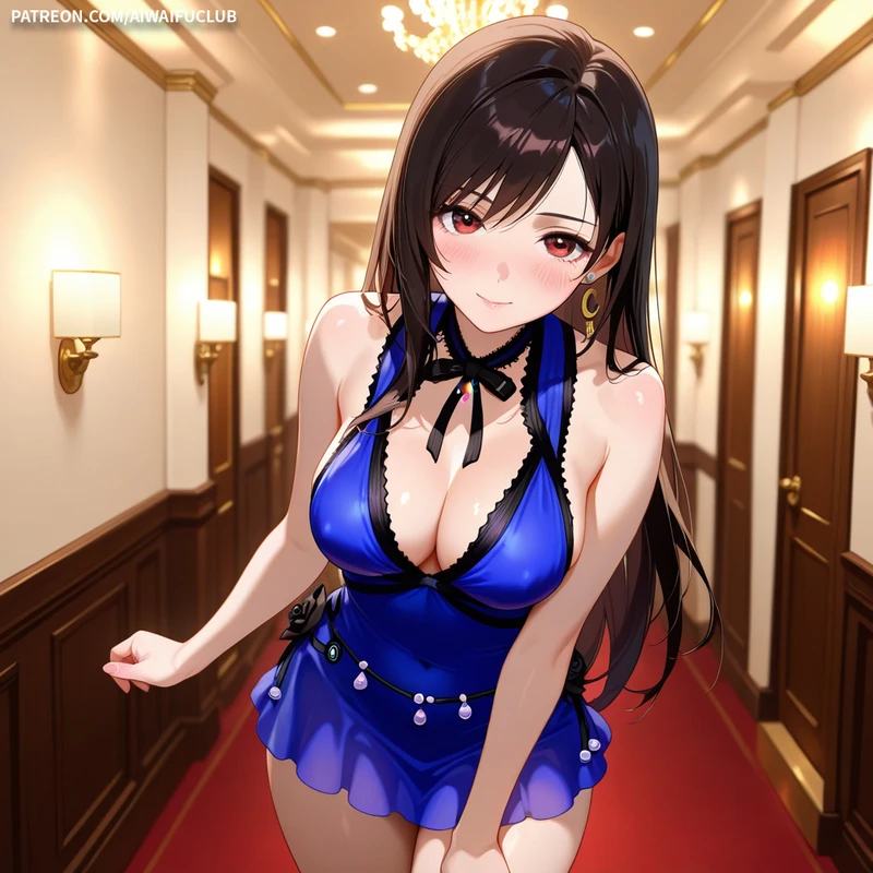 2025 7月 Mona Hentai - Tifa Lockhart 蒂法·洛克哈特 refined dress