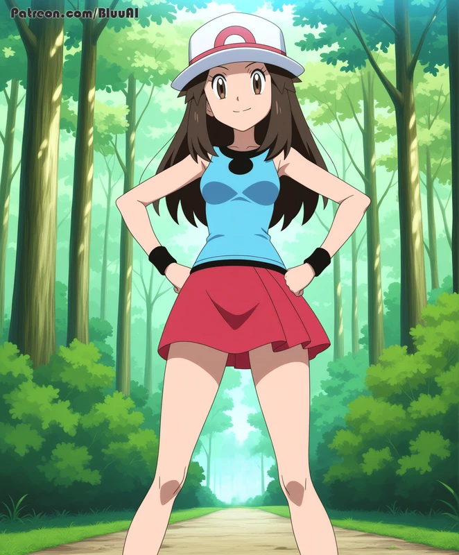 Maki Gamou Hentai - Leaf | Pokemon