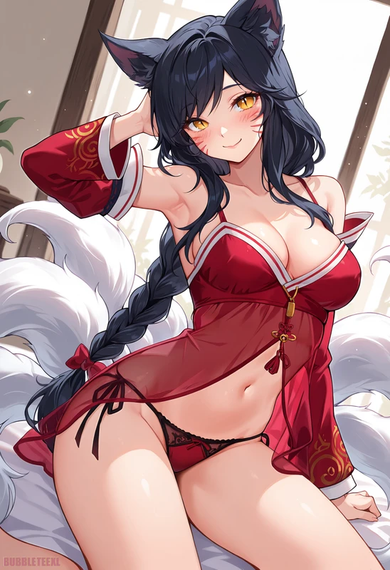 Hawkgirl Hentai - (Extra) Ahri | League of Legends