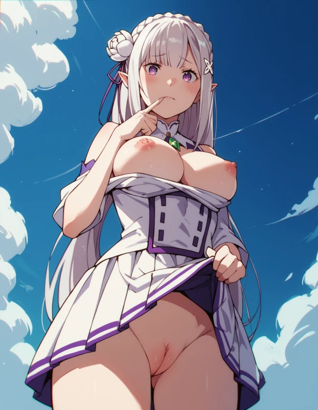 Uncensored Hentai - [Premium 71p] Emilia - エミリア # Re:ZERO -Starting Life in Another World- - Re:ゼロから始める異世界生活