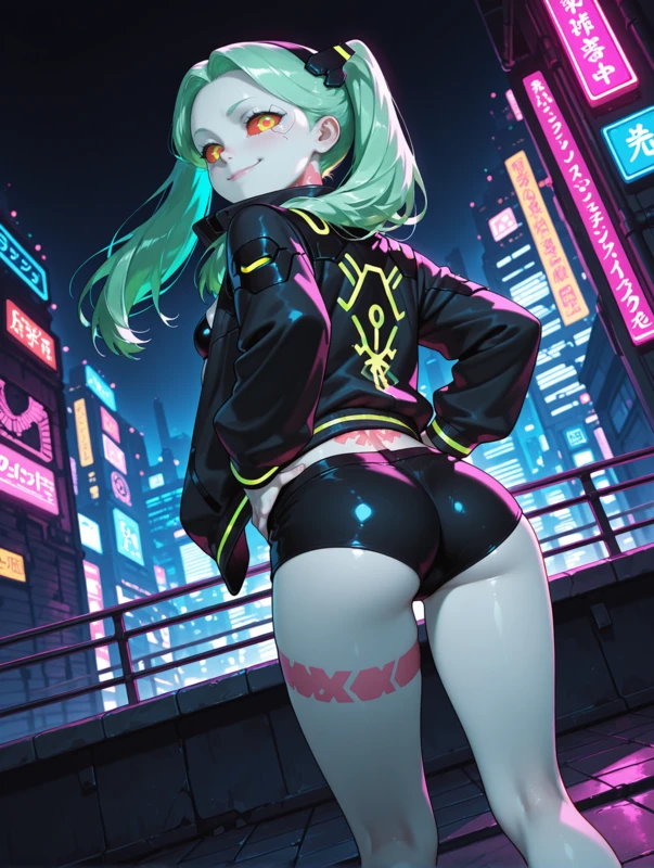 Rebecca - Cyberpunk: Edgerunners - Colored Skin Hentai