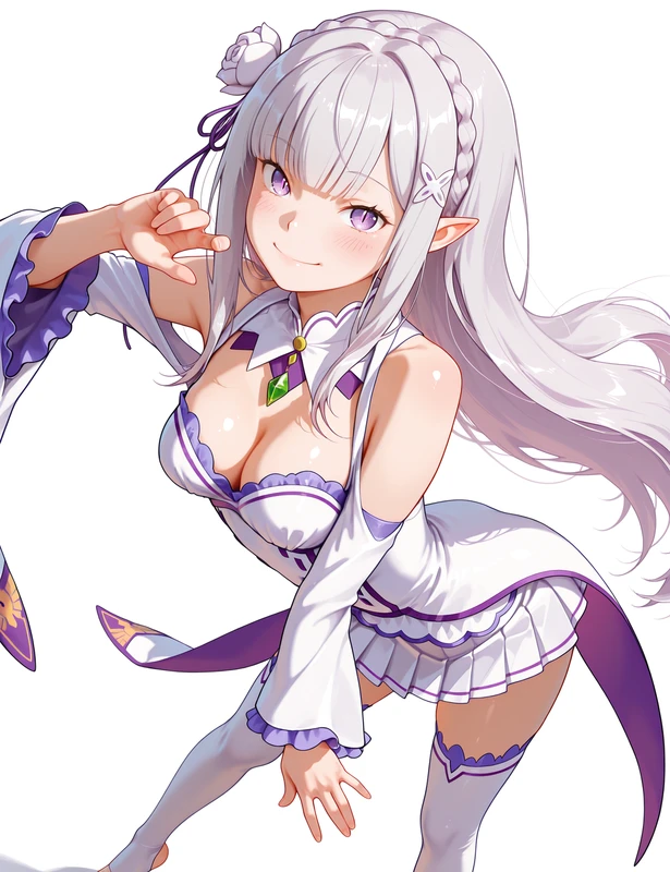 Emilia - Re:Zero - Thighhighs Hentai