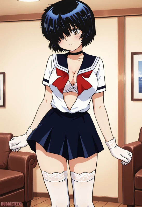 Keyleth Hentai - Mikoto Urabe | Mysterious Girlfriend X (Request)
