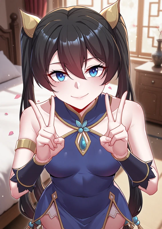 Xiao Qi'er ( 肖柒儿 ) - I, The Invincible Villain Master With My Apprentices ( 反派师尊的我带着徒弟们天下无敌 ) 95P - A Hentai