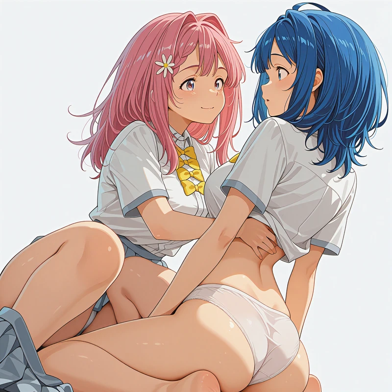 Chained Soldier Ren Hentai - Anna x Karen - Too Many Losing Heroines!