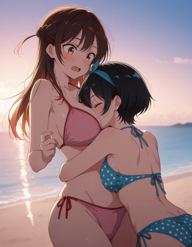 Uncensored Hentai - [Premium 20p] Chizuru Ichinose x Ruka Sarashina - 一ノ瀬 ちづる x 更科 瑠夏 # Rent-a-Girlfriend - 彼女、お借りします