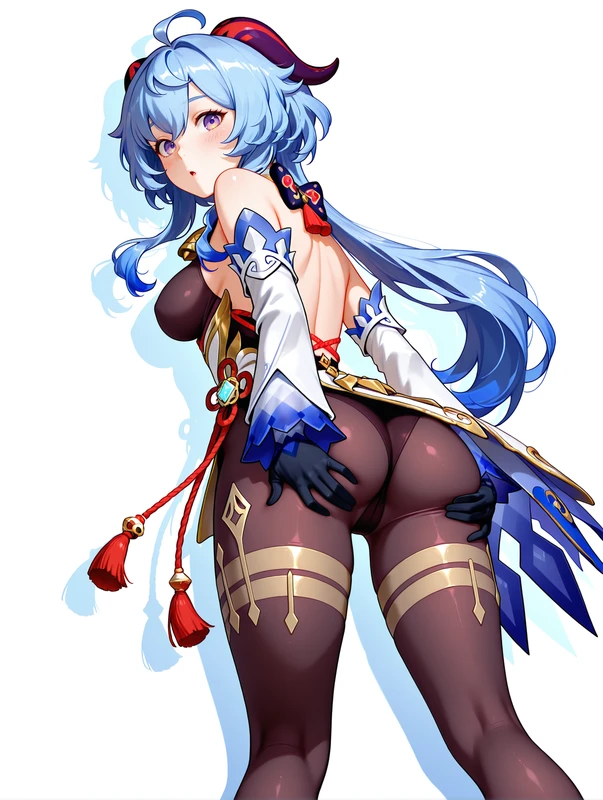 blue hair Hentai - Ganyu - Genshin Impact