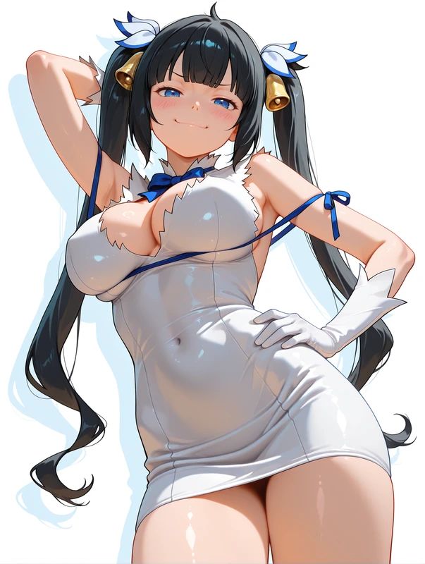 black hair Hentai - Hestia - Danmachi