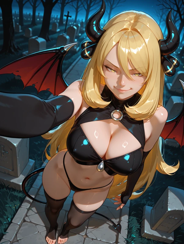 Cynthia - Pokemon (Halloween) - Wings Hentai