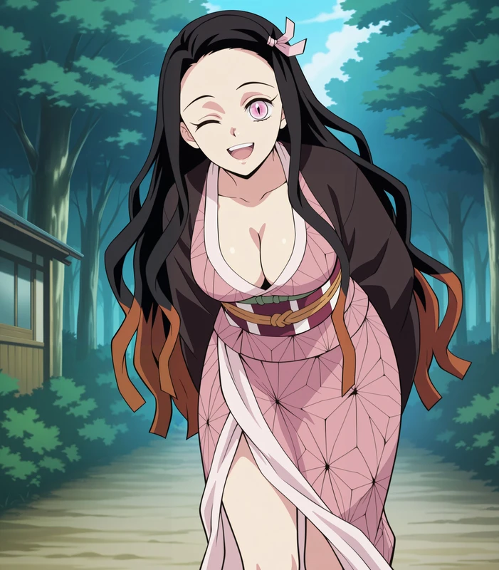Uncensored Hentai - Nezuko Kamado (adult) 竈門 禰豆子