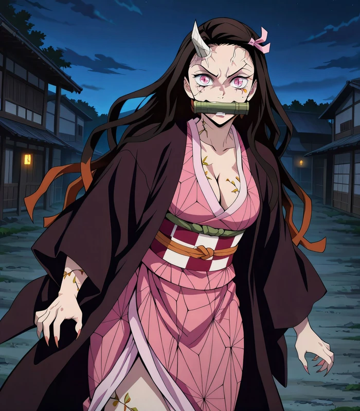 Daki Demon Slayer Kimetsu no Yaiba Hentai - Nezuko Kamado (adult) 竈門 禰豆子