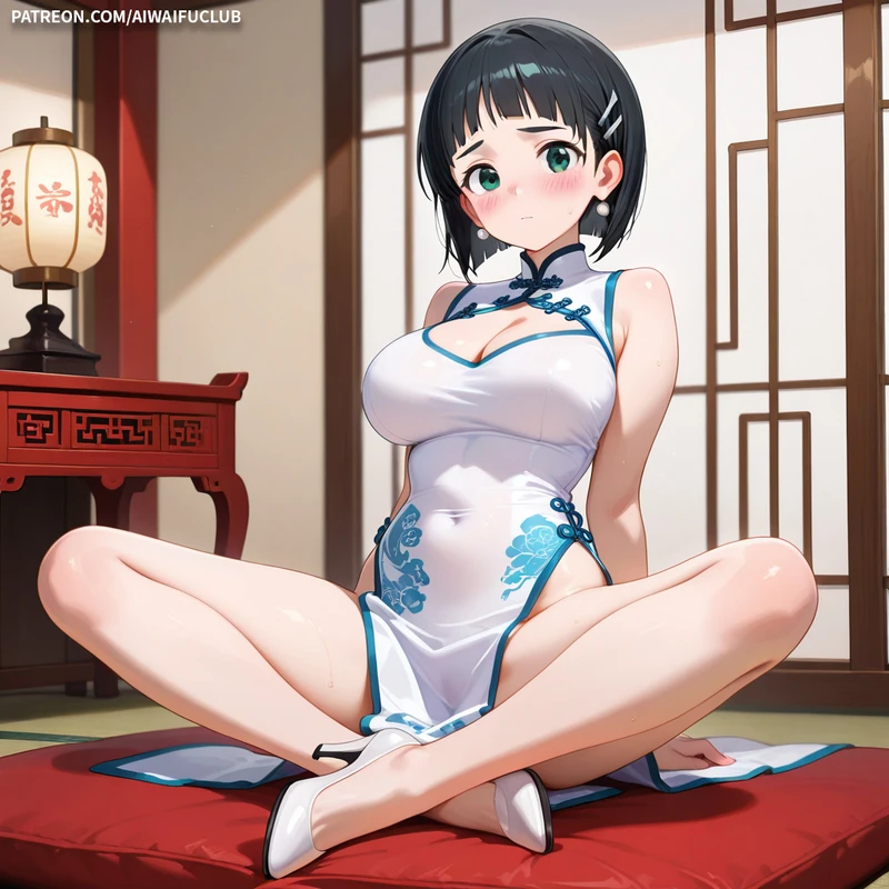 Suguha Kirigaya 桐谷直葉 Cheongsam / Chinese Dress - 7 Hentai
