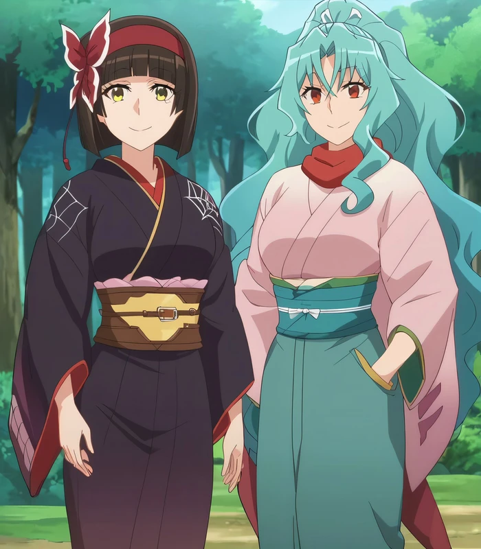 Mio & Tomoe 澪 / 巴 - Tsukimichi Moonlit Fantas Hentai