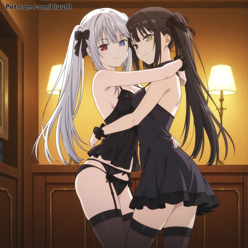 [Extra] Tokisaki Kurumi X White Queen | Date a Live - White Queen Hentai